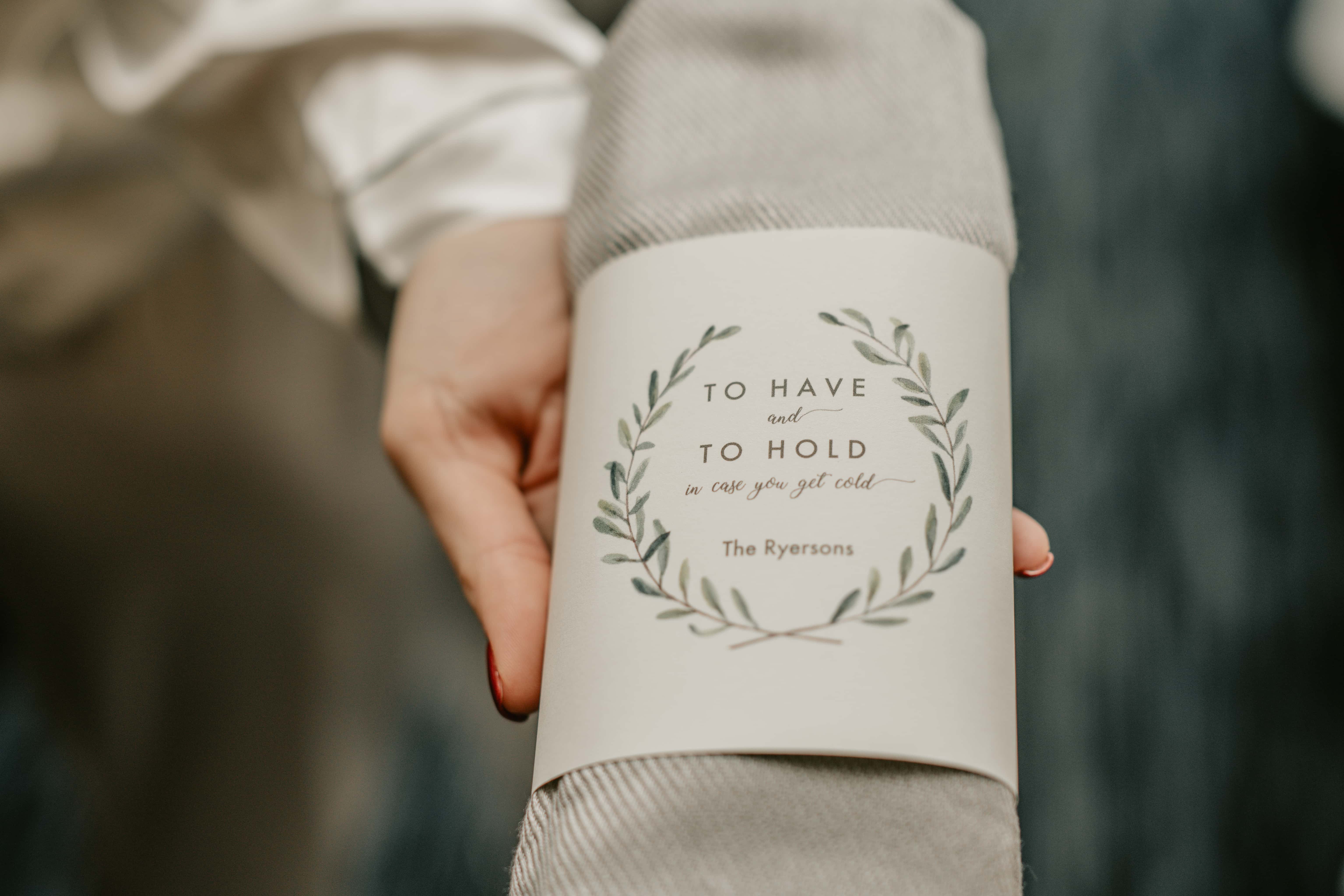 Bridal Gift while getting ready for a Hudson Valley Wedding at Hollow Brook Country Club