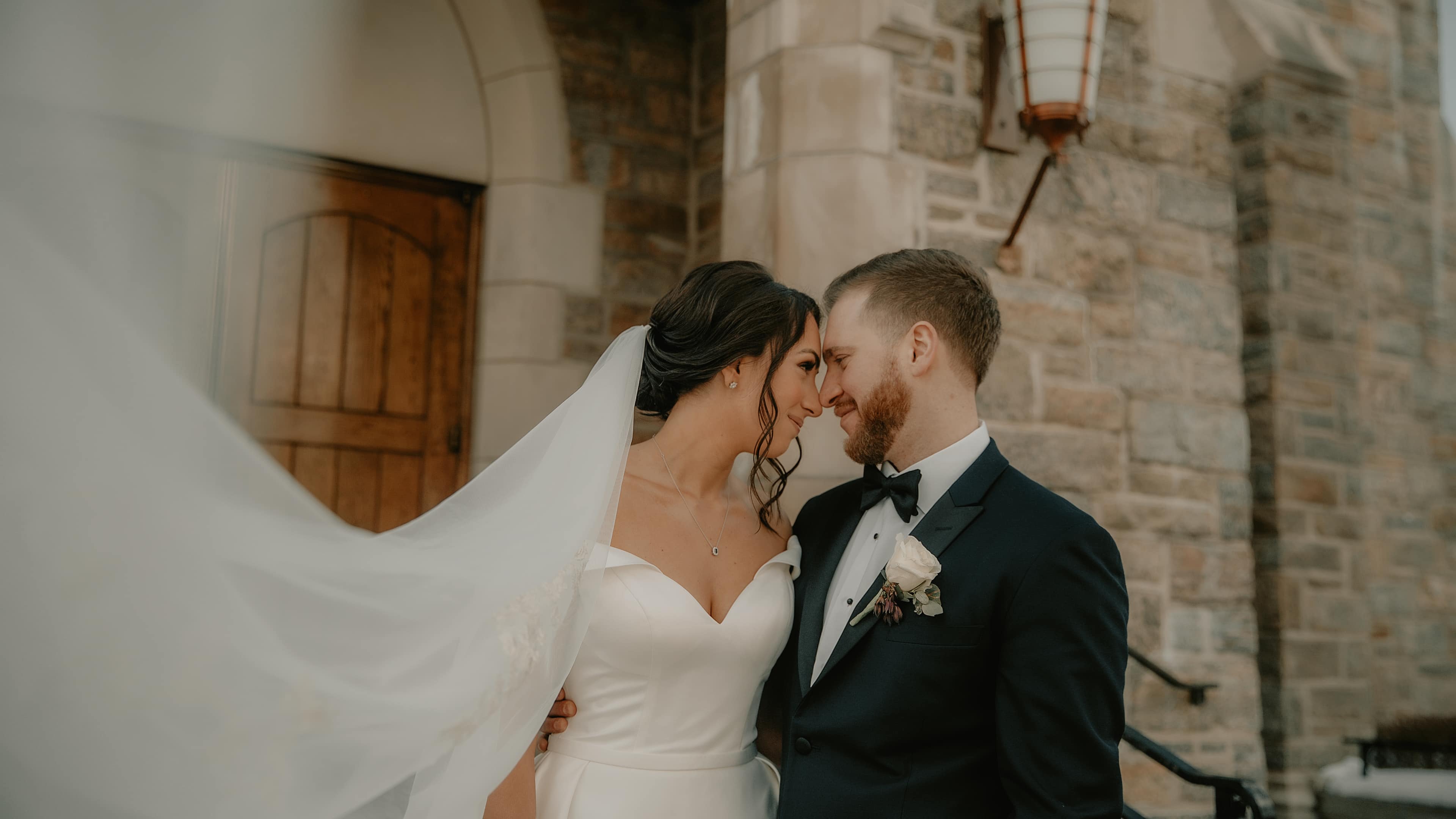 Jenna and Joes Hudson Valley Micro Wedding at the Annunciation Church in Yonkers New York
