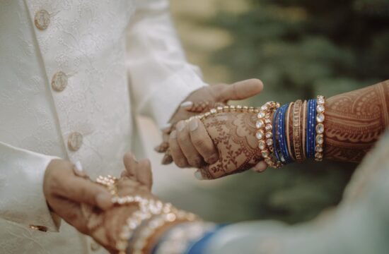 Bride and groom holds hands for a Tarrytown Estate Wedding Video in the Hudson Valley