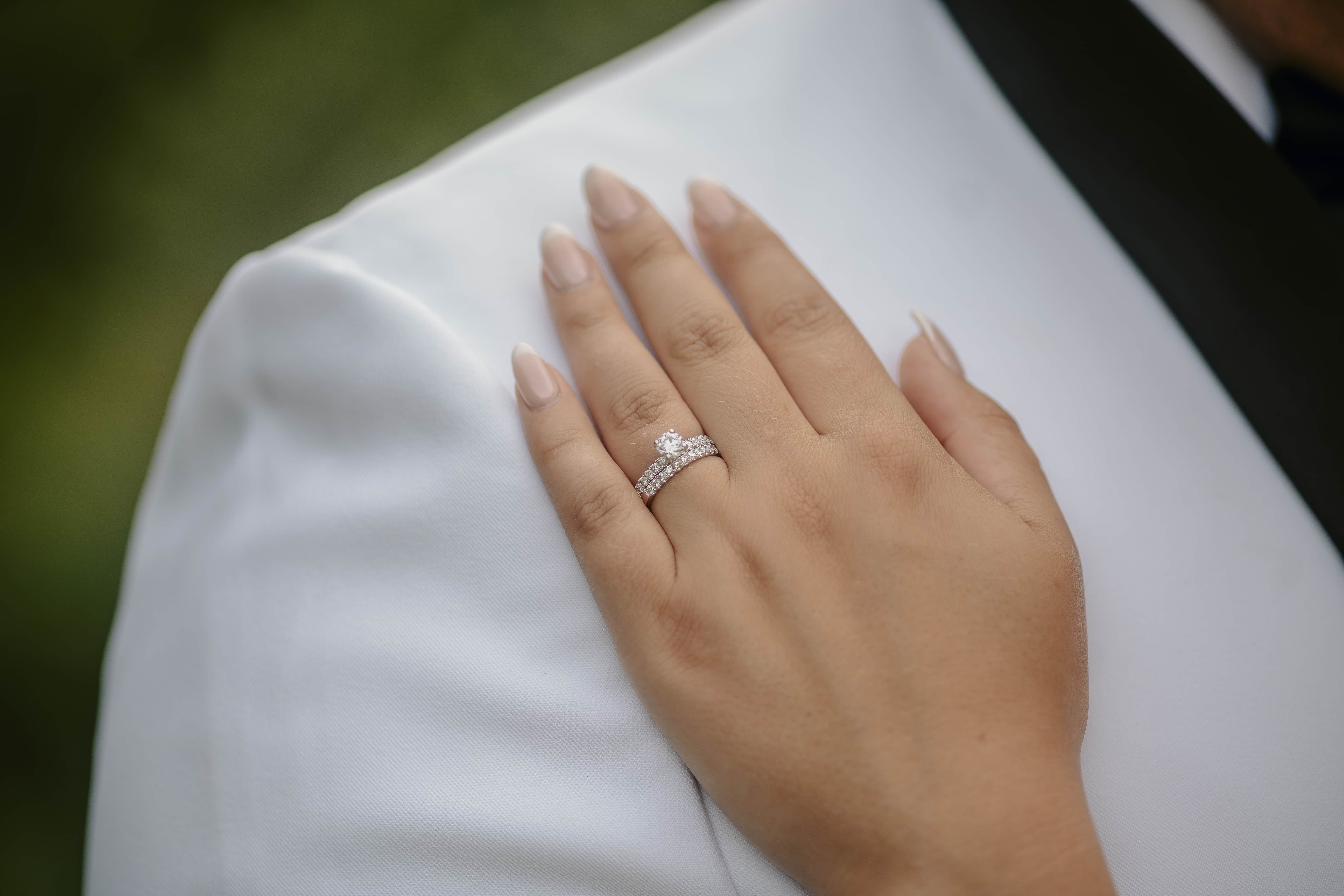Brides Ring at an Upstate New York Wedding in the Hudson Valley