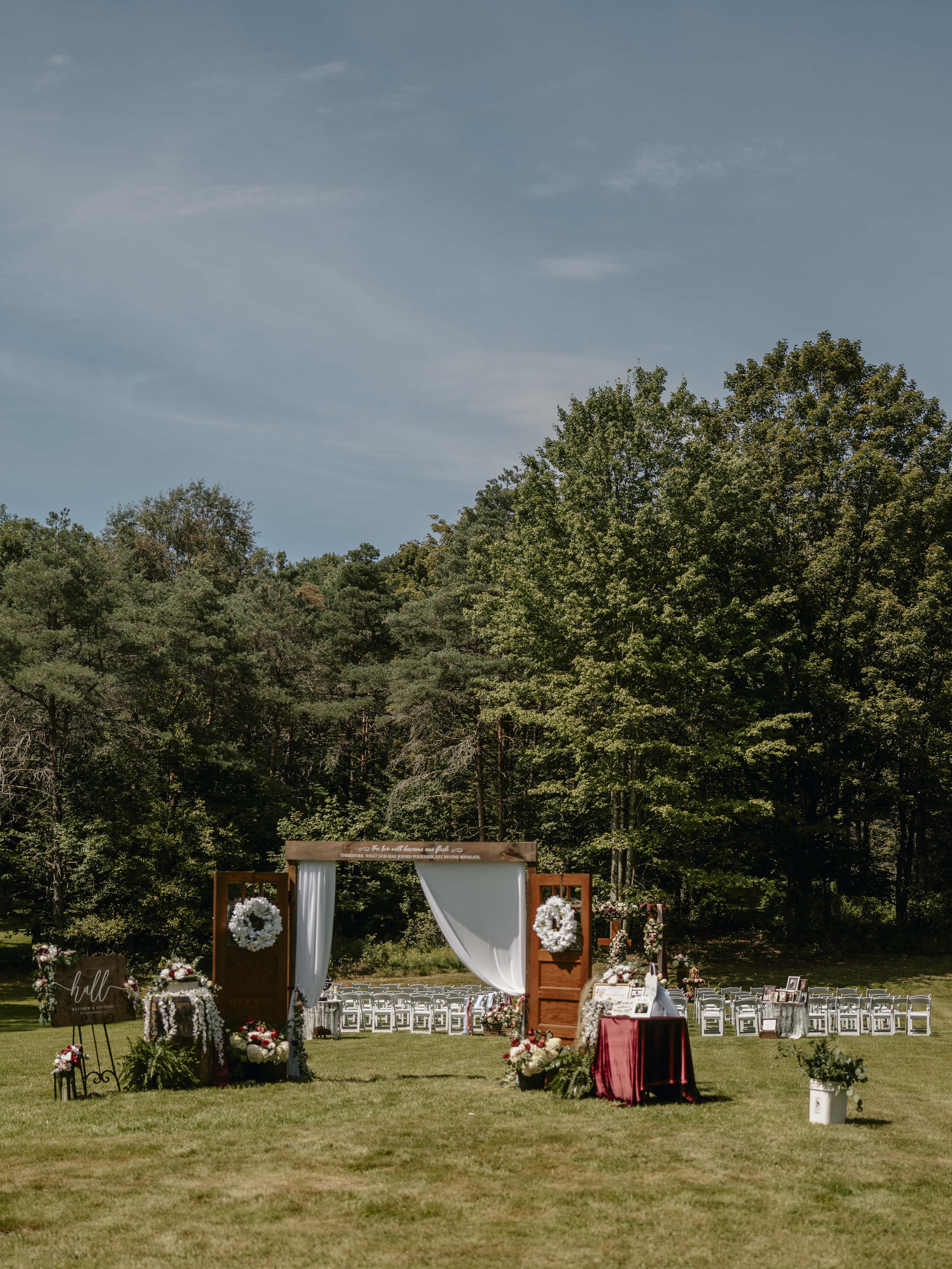 Ceremony at an Upstate New York Wedding in the Hudson Valley