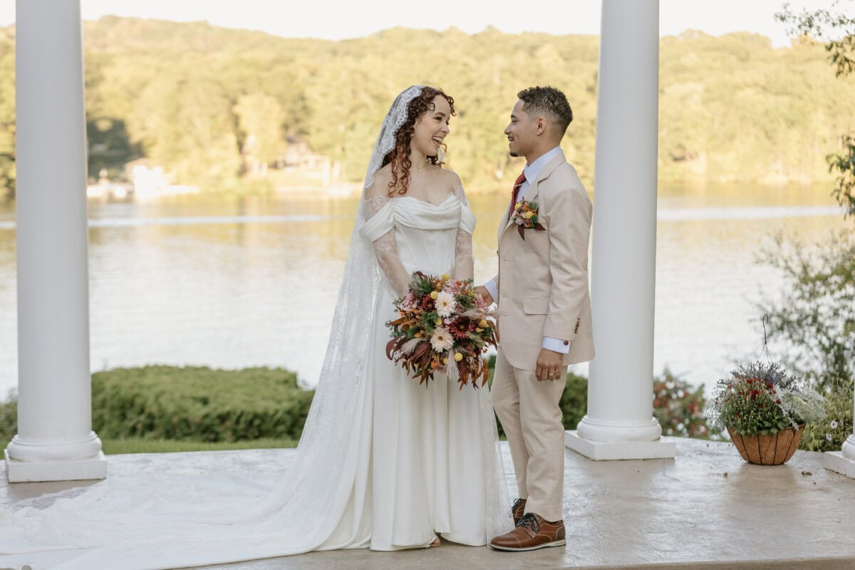 Bride and Grooms Connecticut wedding at the Waterview